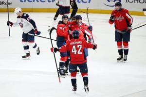 Chychrun scores twice to lift Capitals over Blue Jackets 5-1