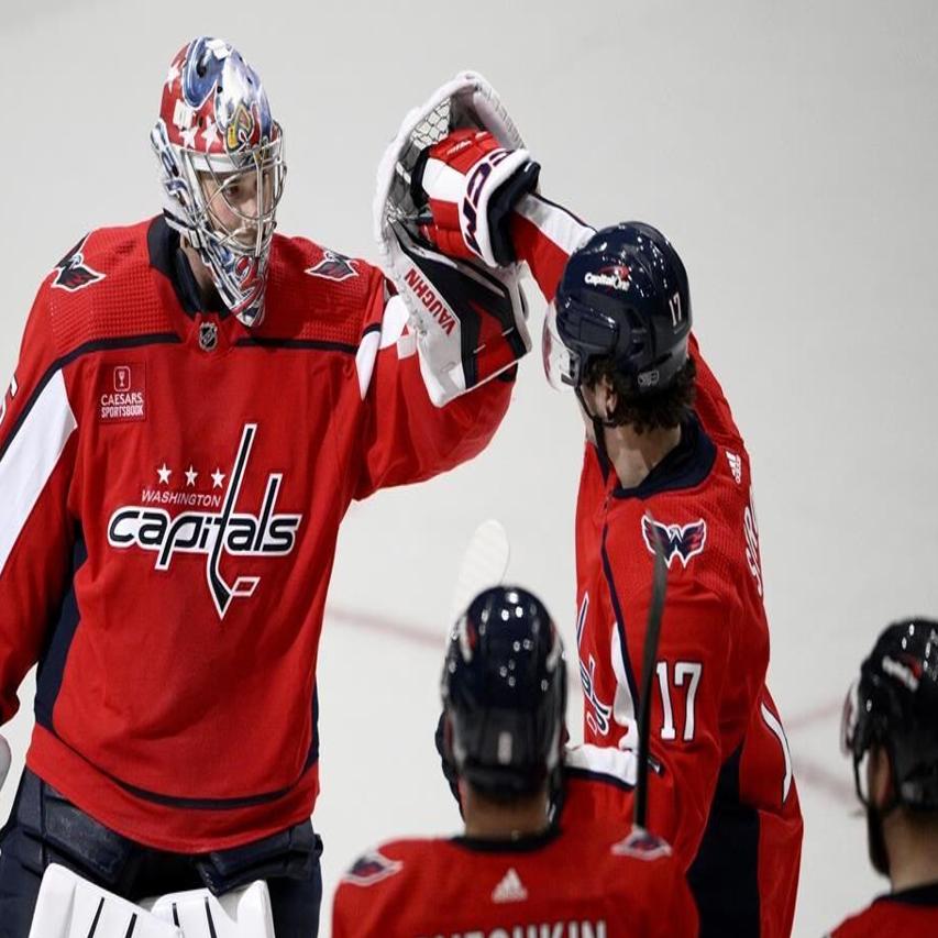 Washington Capitals' Alex Ovechkin (8) plays during the first