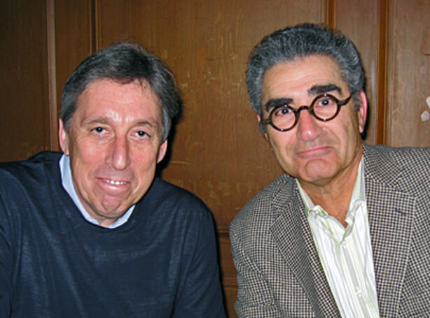 Ivan Remy Ivan Reitman, Eugene Levy share knowledge at comedy lab