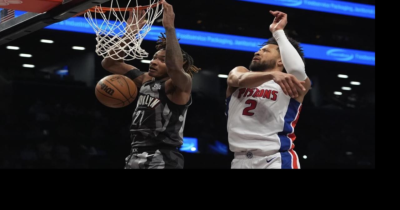 Malik Beasley scores 23 and Pistons win 5th straight, 113-98 over Nets