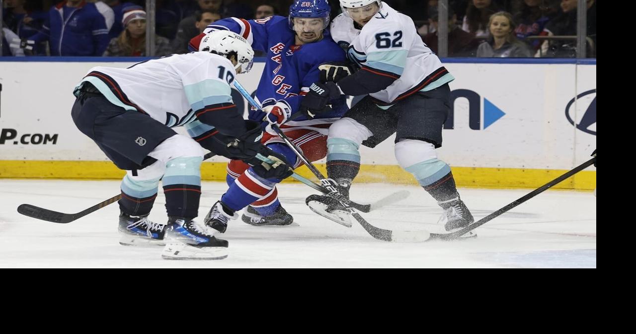 NHL roundup: Kraken rally past reeling Rangers for 7-5 win