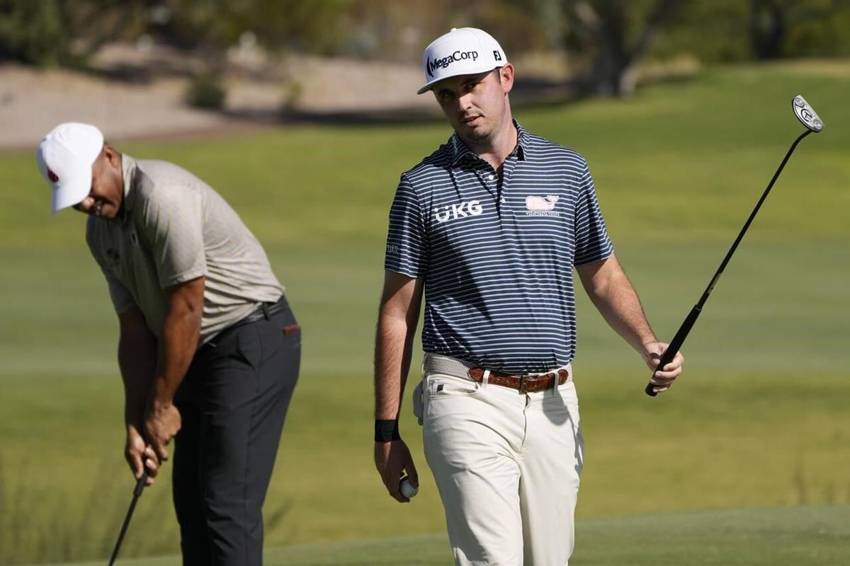 Gary Woodland with a 65 in Las Vegas is in contention for the first