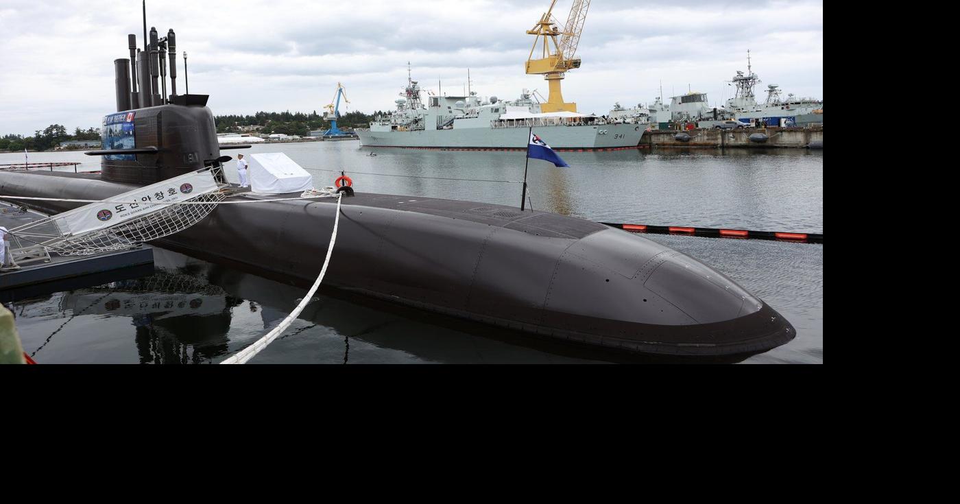 South Korean submarine in B.C. is floor model in sales pitch to supply Canada's fleet