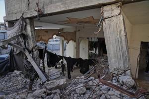 Fatal building collapse highlights dangers plaguing Gaza nearly a year after ceasefire