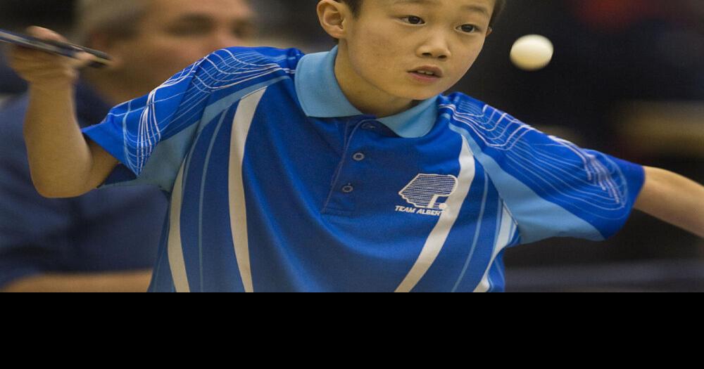 10yearold table tennis star competes against pros