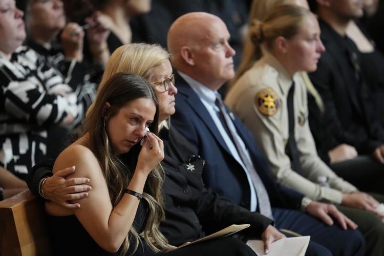 Funeral held for a Los Angeles County sheriff's deputy who was ambushed ...