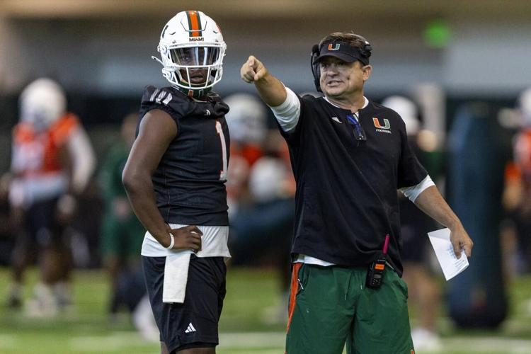Cam Ward is the ACC preseason player of the year. Without throwing a pass yet, he's Miami's leader