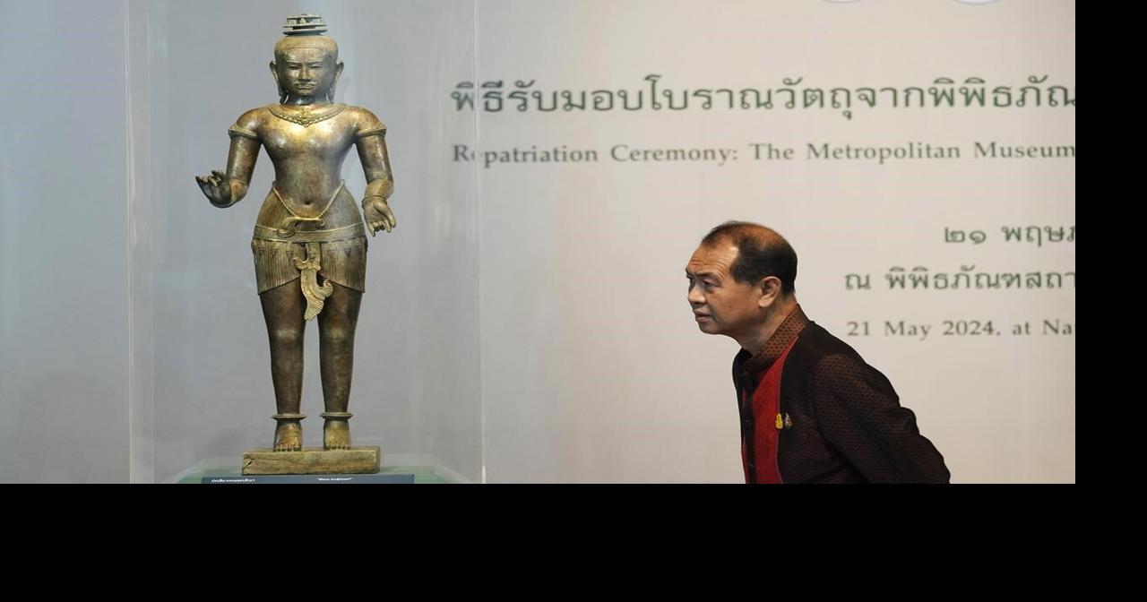 Thailand welcomes the return of trafficked antiquities from New York’s Metropolitan Museum