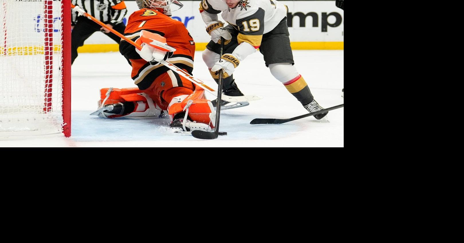 Anaheim Ducks goalie Lukas Dostal sidelined for two to three weeks with upper-body injury