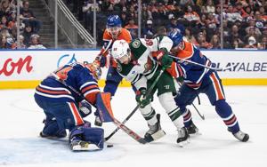 Gaudreau's three-point effort leads Wild past Oilers 5-3