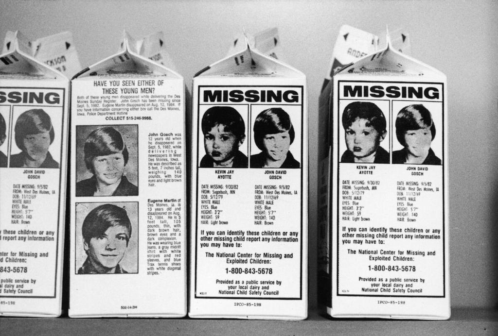 When Missing Kids Could Be Found on Milk Cartons