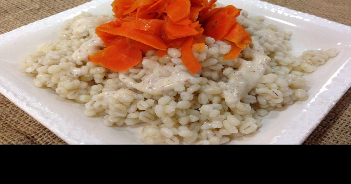 Smoked Carrot Salad With Roasted Lemon & Sumac Yogurt