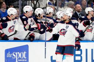 Marchenko carries surging Blue Jackets past Flyers, 2-1 in shootout