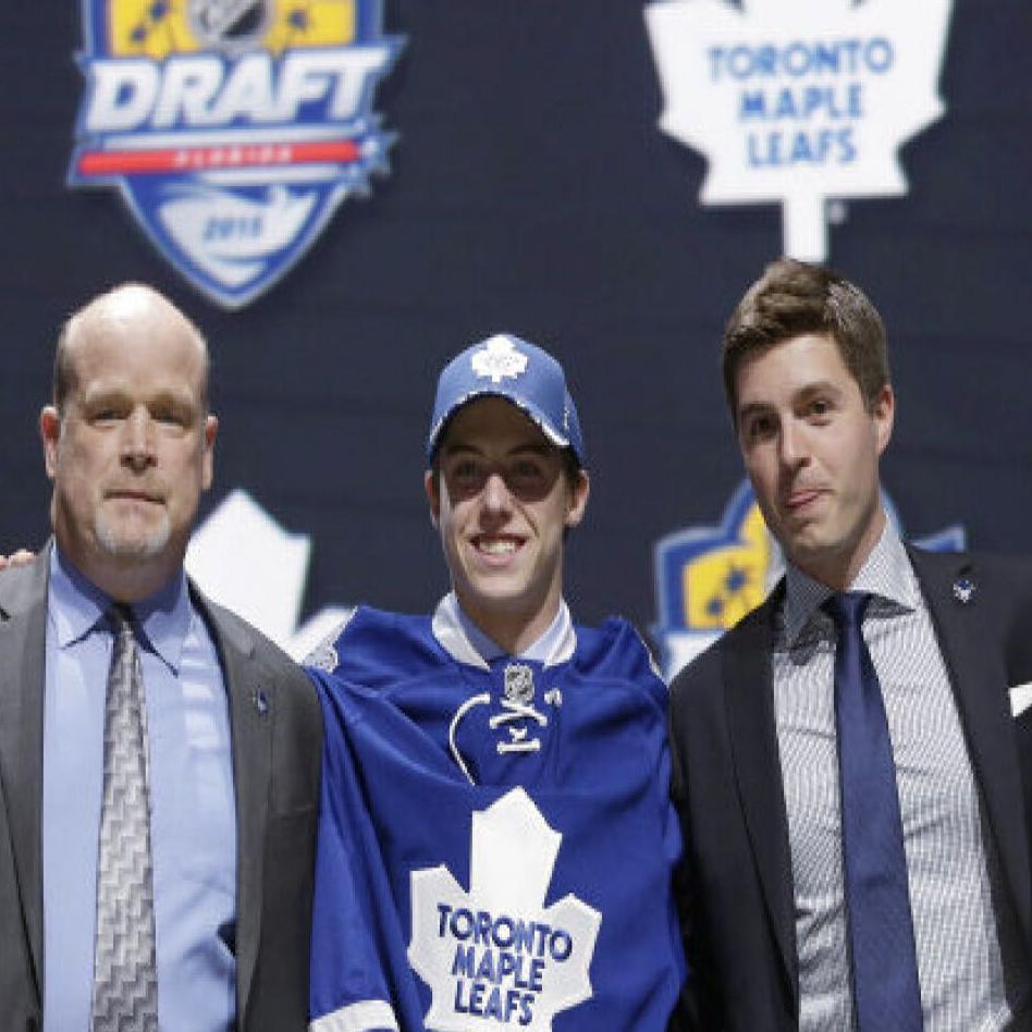 Maple Leafs take Mitch Marner with No. 4 in NHL draft