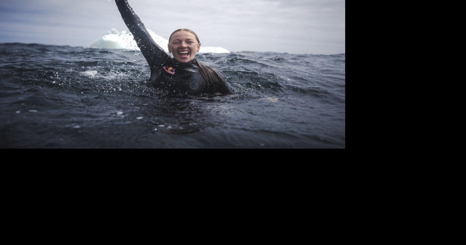 Molly Carlson welcomed fear during her historic dive off Newfoundland iceberg