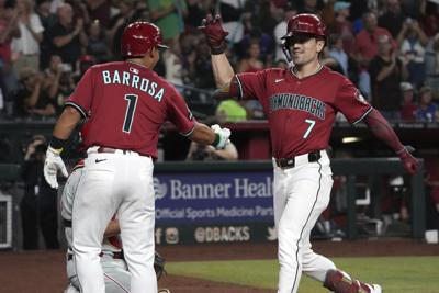 Corbin Carroll has 4 RBIs and Diamondbacks close in on NL wild card with 9-2 win over Phillies