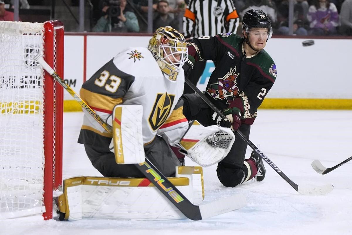 Applying off-ice mechanisms toward adversity has Vegas goalie Adin Hill  prepared for home stretch