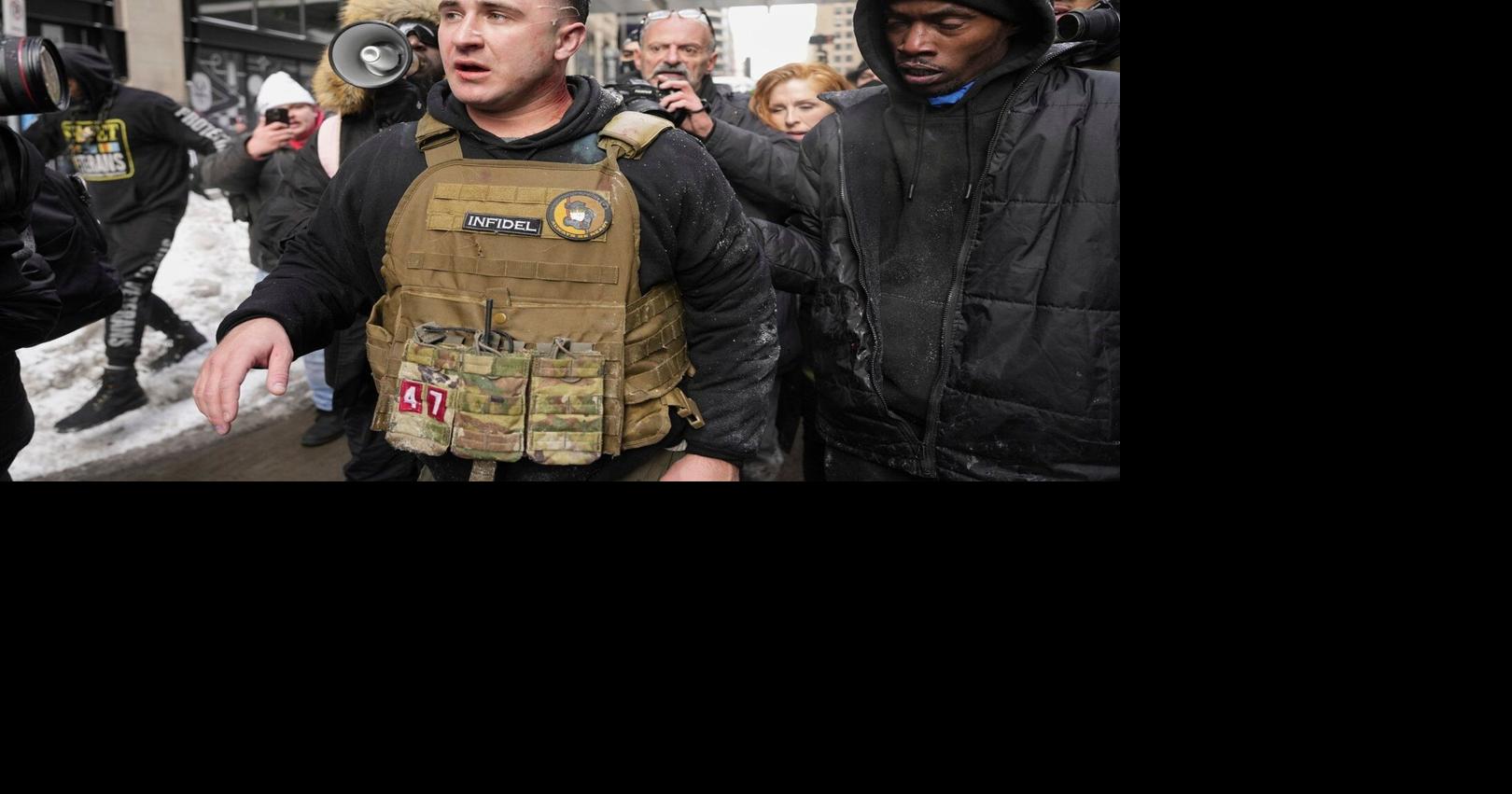 Police investigating after device thrown at anti-Islam protest in New York City