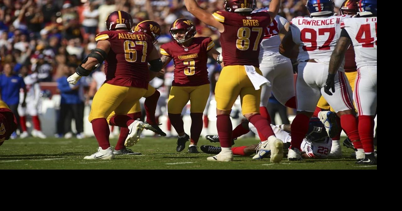 Austin Seibert goes from kicking at a pine tree to 7 for 7 in his first game with Washington