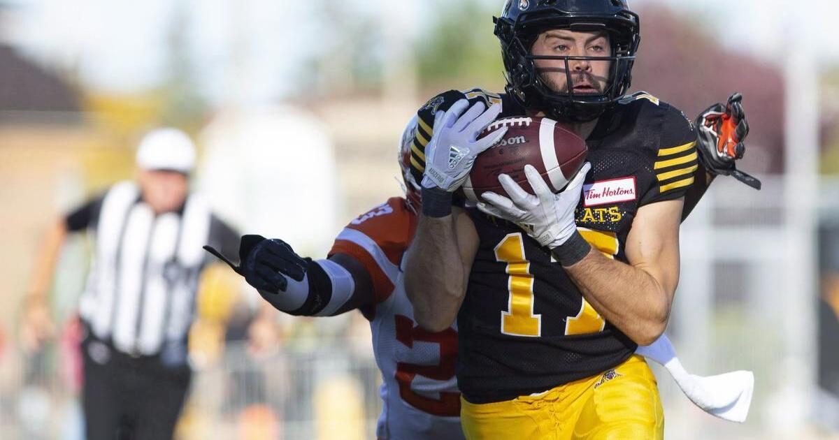 Luke Tasker rare veteran starting in Argonauts-Ticats regular-season finale