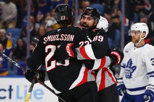 Samuelsson scores twice as Sabres beat Maple Leafs 5-3