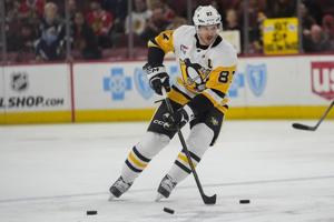 Sidney Crosby scores twice, Penguins beat Blackhawks 4-1 to snap a 3-game skid