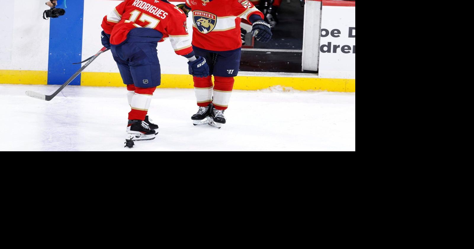 Panthers pay tribute to Brad Marchand’s 1,000th point with pregame ceremony