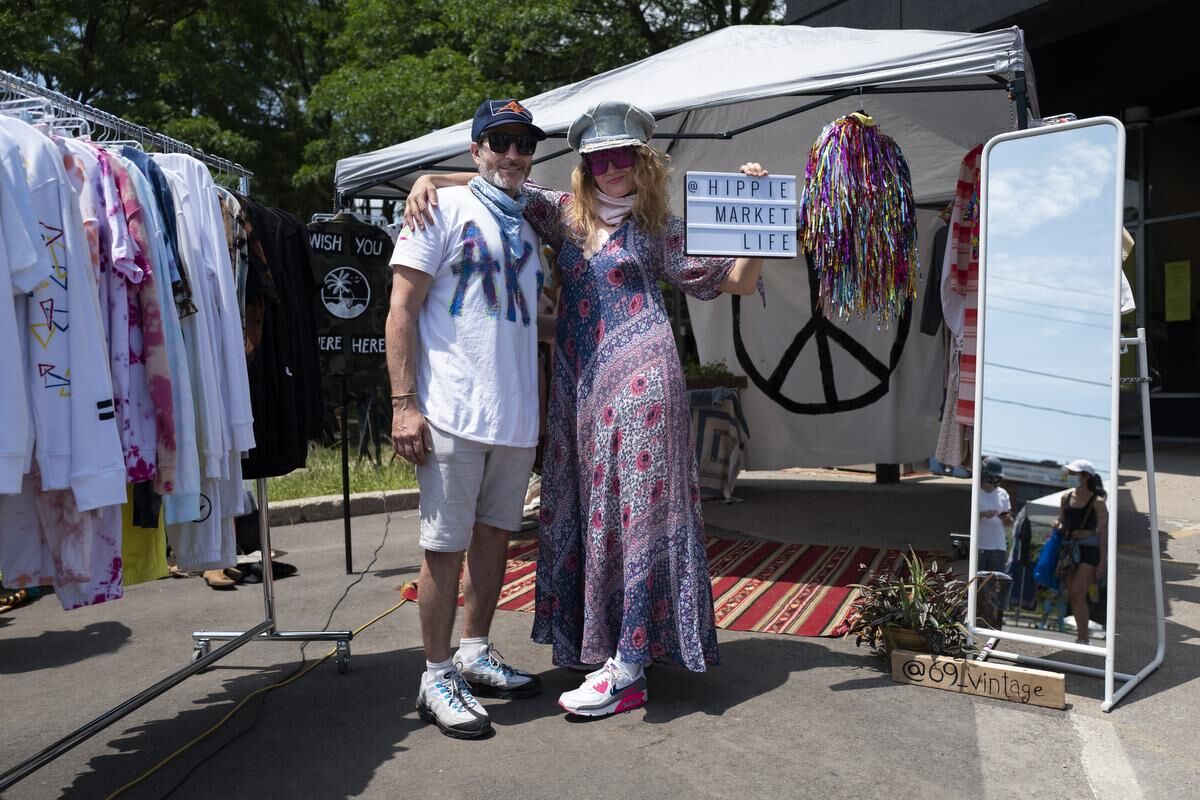 Toronto's original vintage couple reign at Hippie Market pop-up