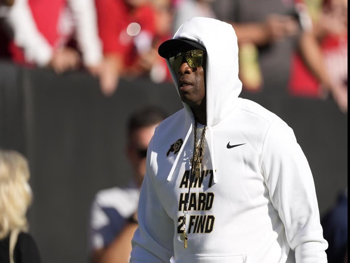 WATCH: Deion Sanders gives sunglasses to Colorado players in apparent jab  at Colorado State coach Jay Norvell 