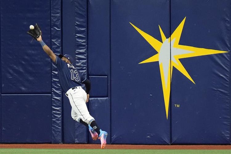 Basabe Rays Basabe hits 2-run double in 4-run 8th as the Rays beat the Angels 6-2