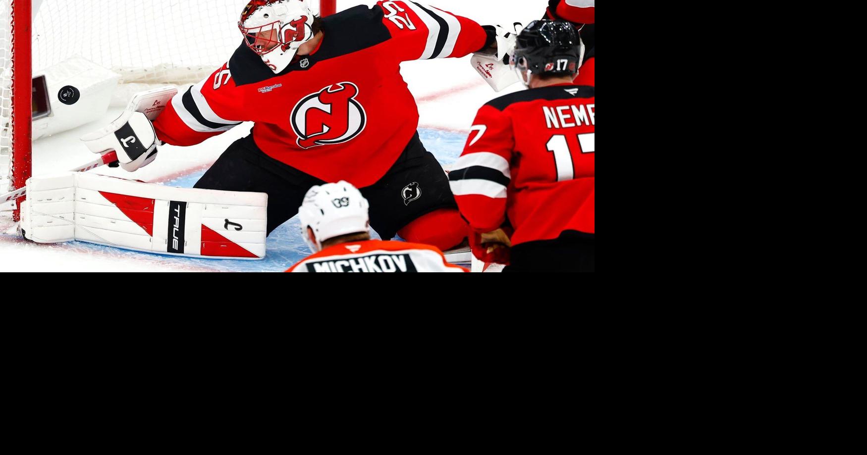 Tippett, Michkov each score twice to lead the Flyers past the Devils 5-3