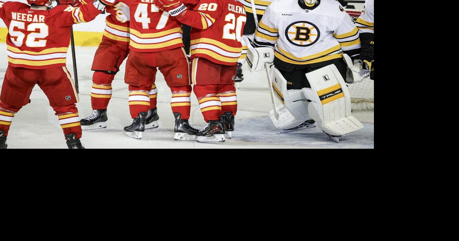 Connor Zary scores overtime winner for Flames in 2-1 win over Bruins