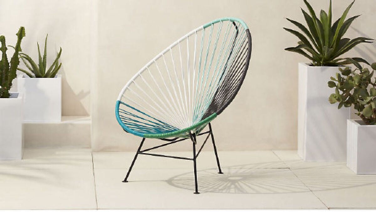 Cb2 acapulco online chair