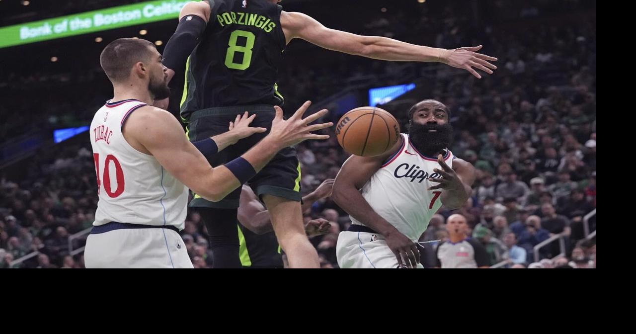 Kristaps Porzingis scores 16 in season debut, Celtics hit 22 3-pointers in 126-94 win over Clippers