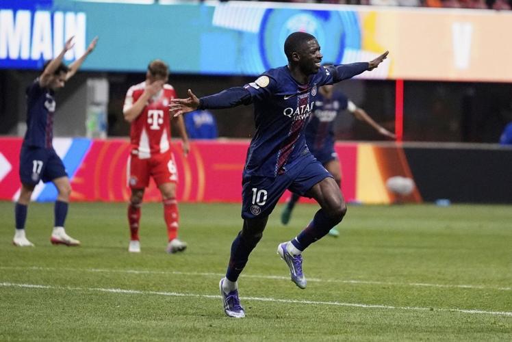 Doué and Dembélé score for PSG in 2-0 quarterfinal win over Bayern Munich at Club World Cup