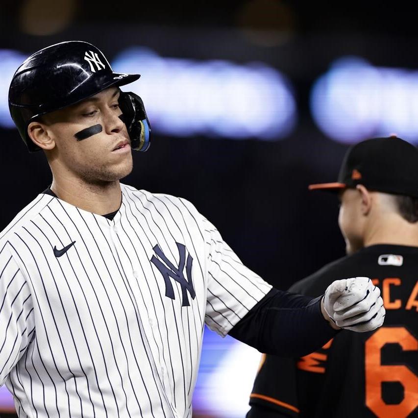 Aaron Judge stays at 61 homers as Orioles beat Yankees 2-1