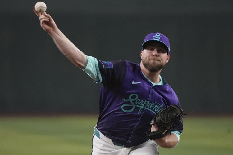 Corbin Burnes throws 7 dominant innings, leads the Diamondbacks over the Dodgers 3-0