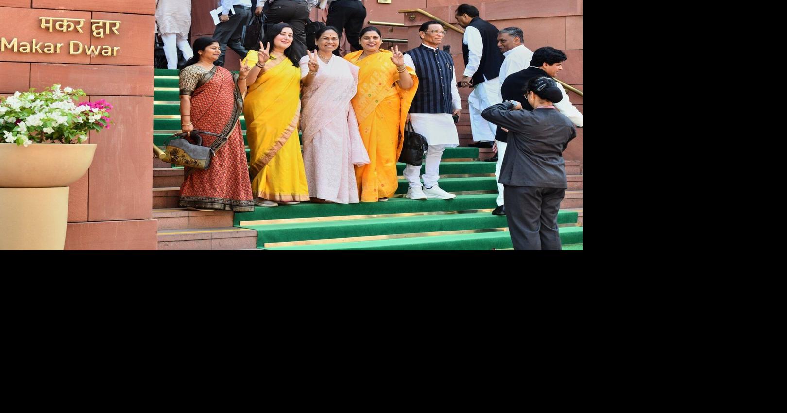 Modi pushing to get more women into India's Parliament. That could have other consequences