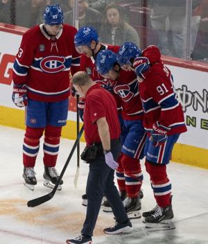 Forward Newhook, defenceman Guhle out long-term for Canadiens after surgery