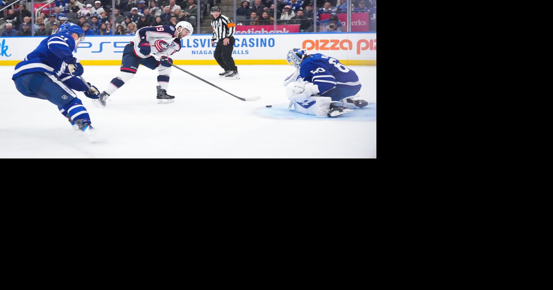 Tavares brings Leafs to OT, but Fantilli wins it for Jackets