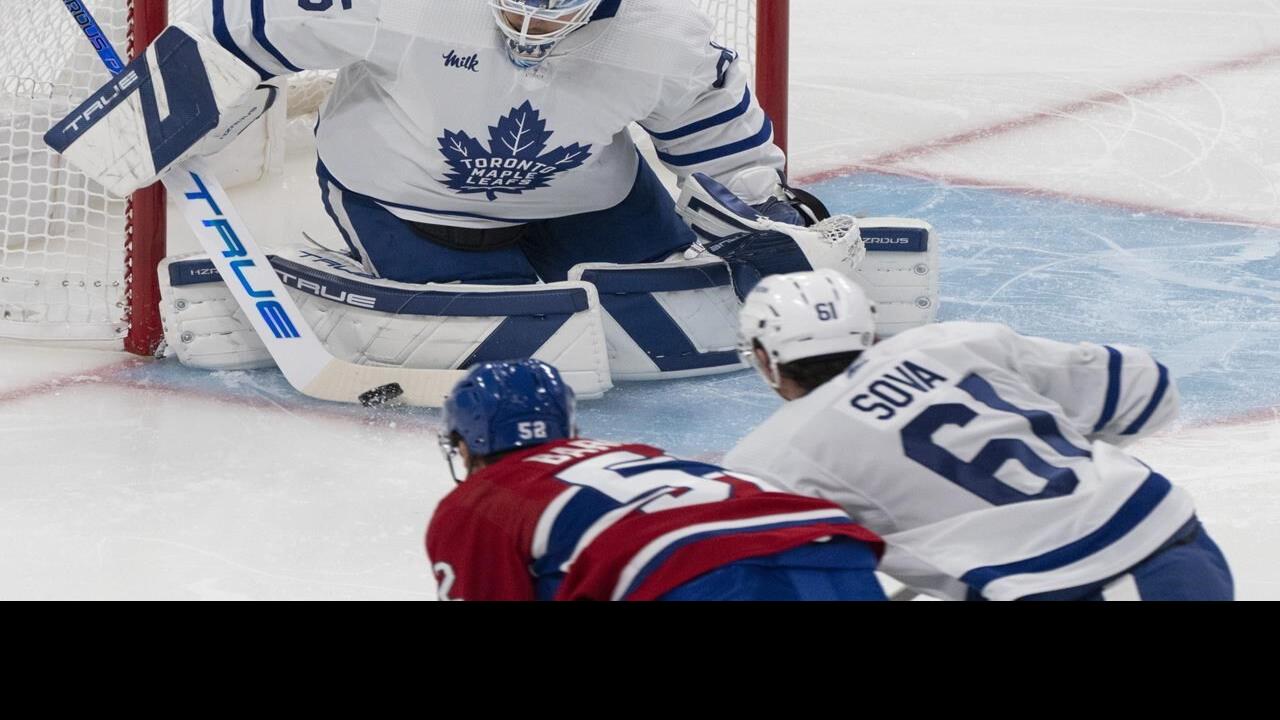 Matthew Knies scores short-handed goal as Maple Leafs edge