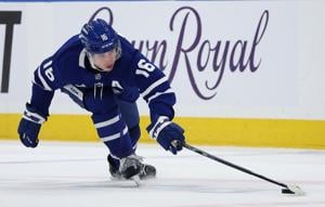 Maple Leafs star Mitch Marner missed practice Sunday. But he had a good excuse