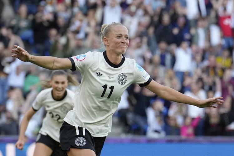 Germany eying Euro 2025 quarterfinals after coming from behind to beat Denmark 2-1