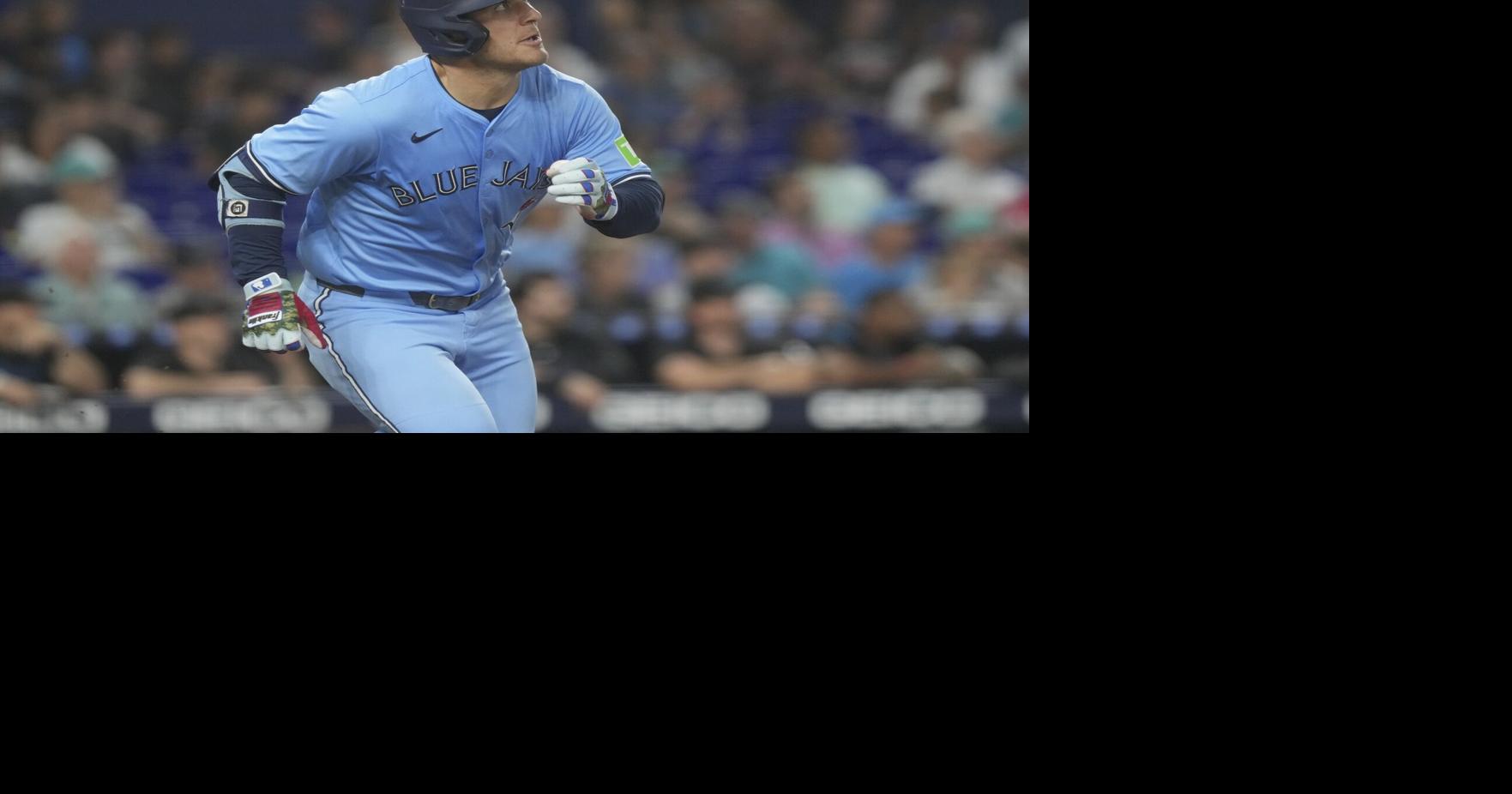 Varsho continues torrid homer pace in Jays’ loss in Miami