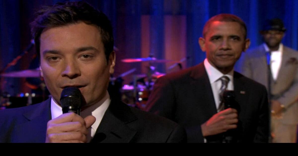 Barack Obama and Jimmy Fallon slow jam the news