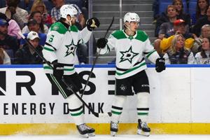 Wyatt Johnston seals Stars' regular season-ending 4-3 shootout win over Sabres