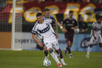 Vancouver Whitecaps defender Ranko Veselinovic suffers season-ending knee injury