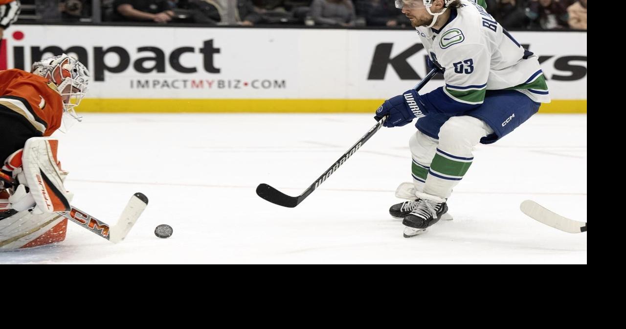 Quinn Hughes and Brock Boeser score big in Canucks' 5-1 rout of Ducks