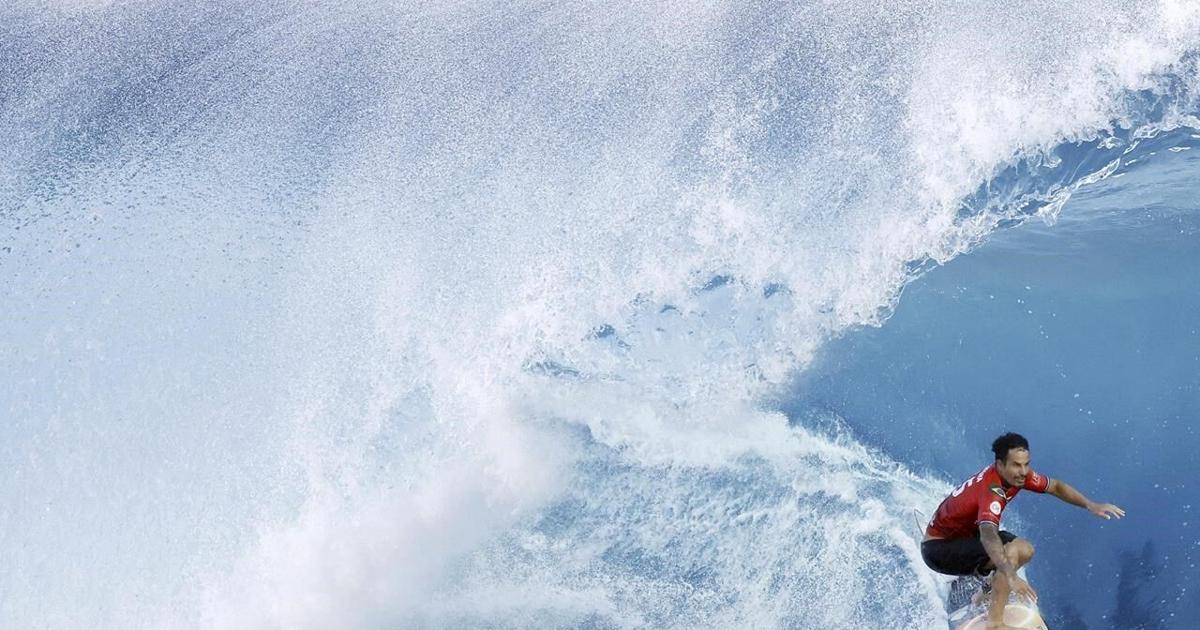 Surfers score best waves of our lives at dress rehearsal for Olympic venue in Tahiti.