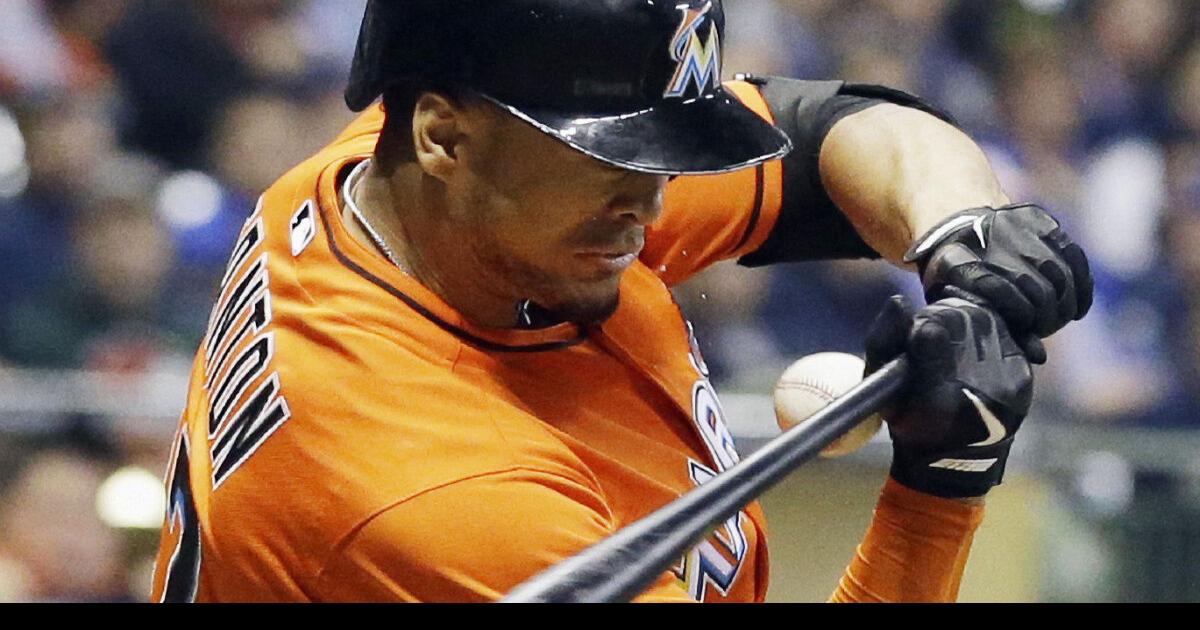 Marlins’ Giancarlo Stanton out for season after beanball
